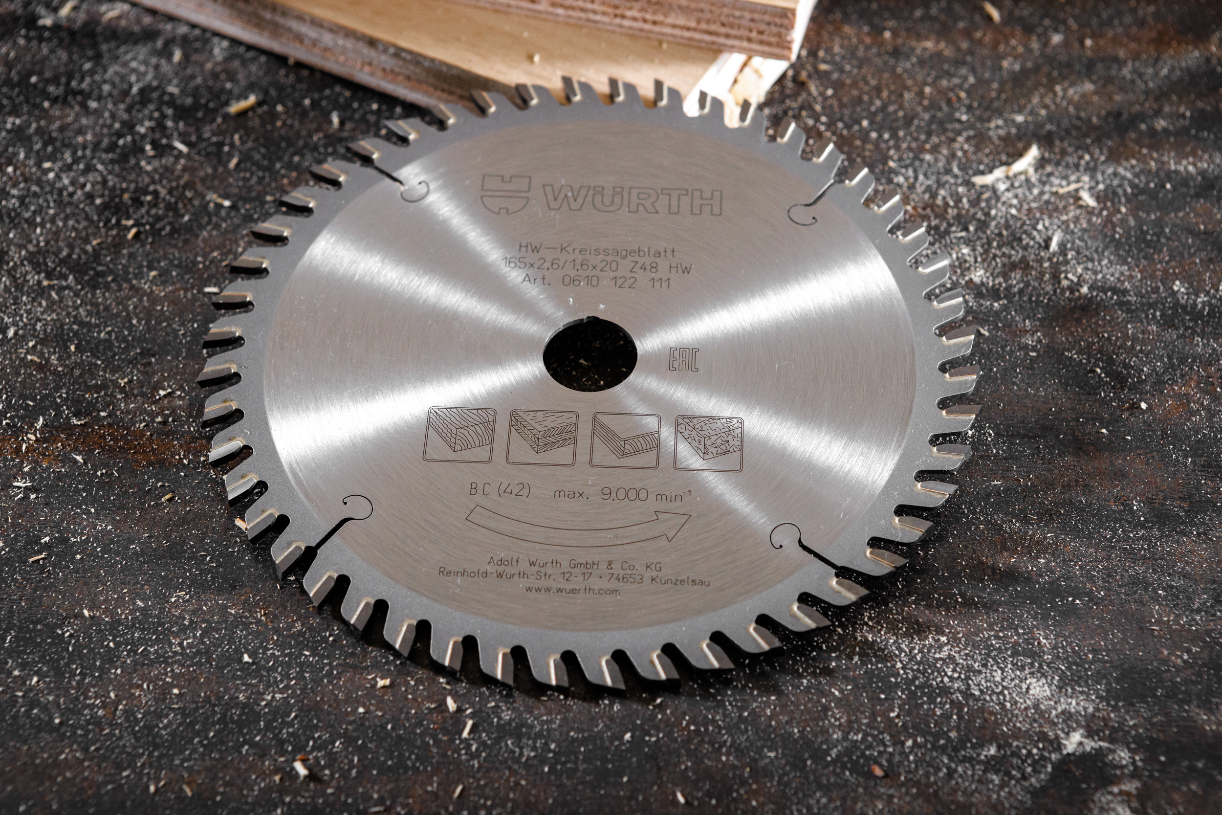 Circular saw blade 165