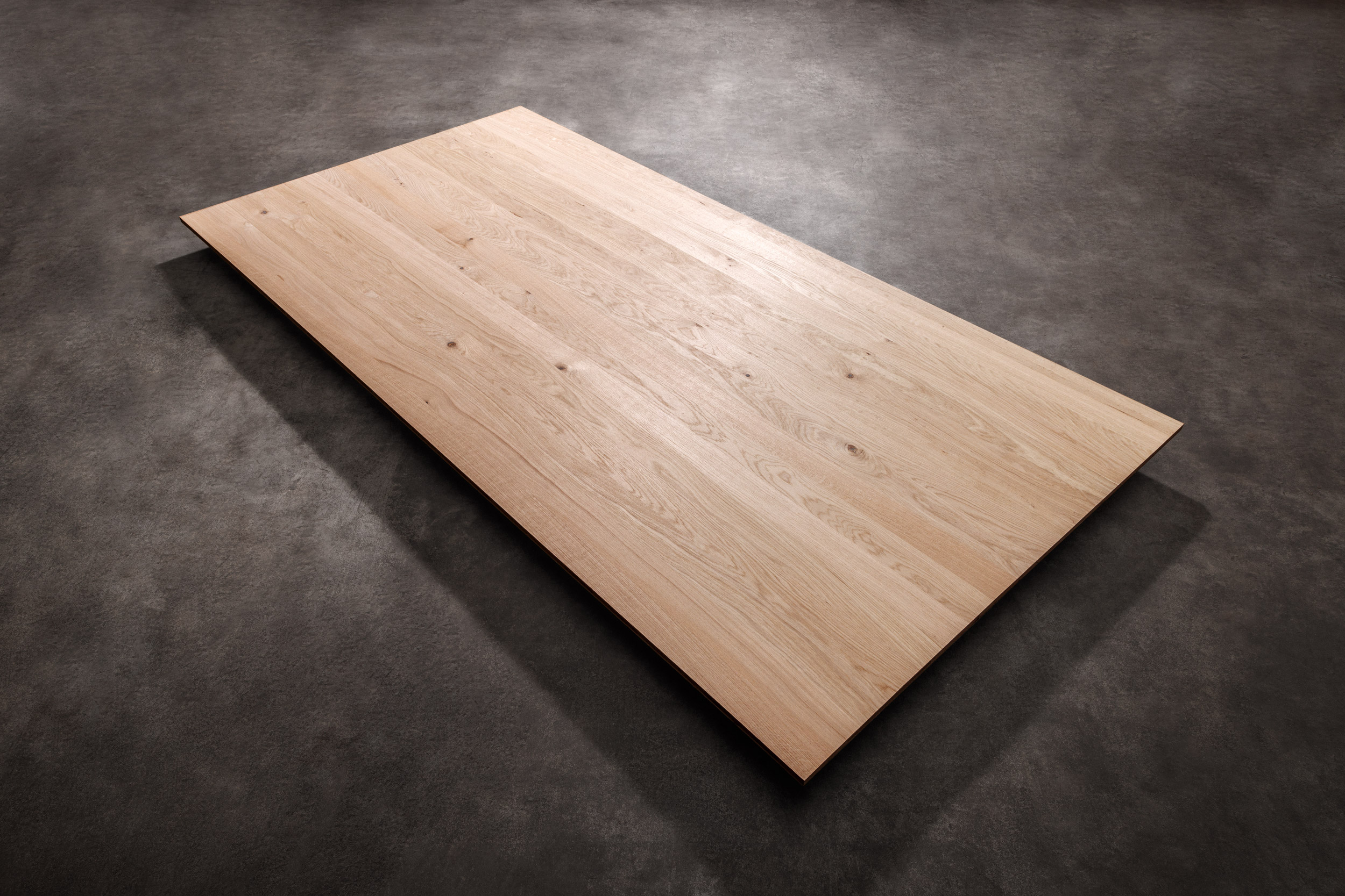 Solid wood panel wild oak / knotty