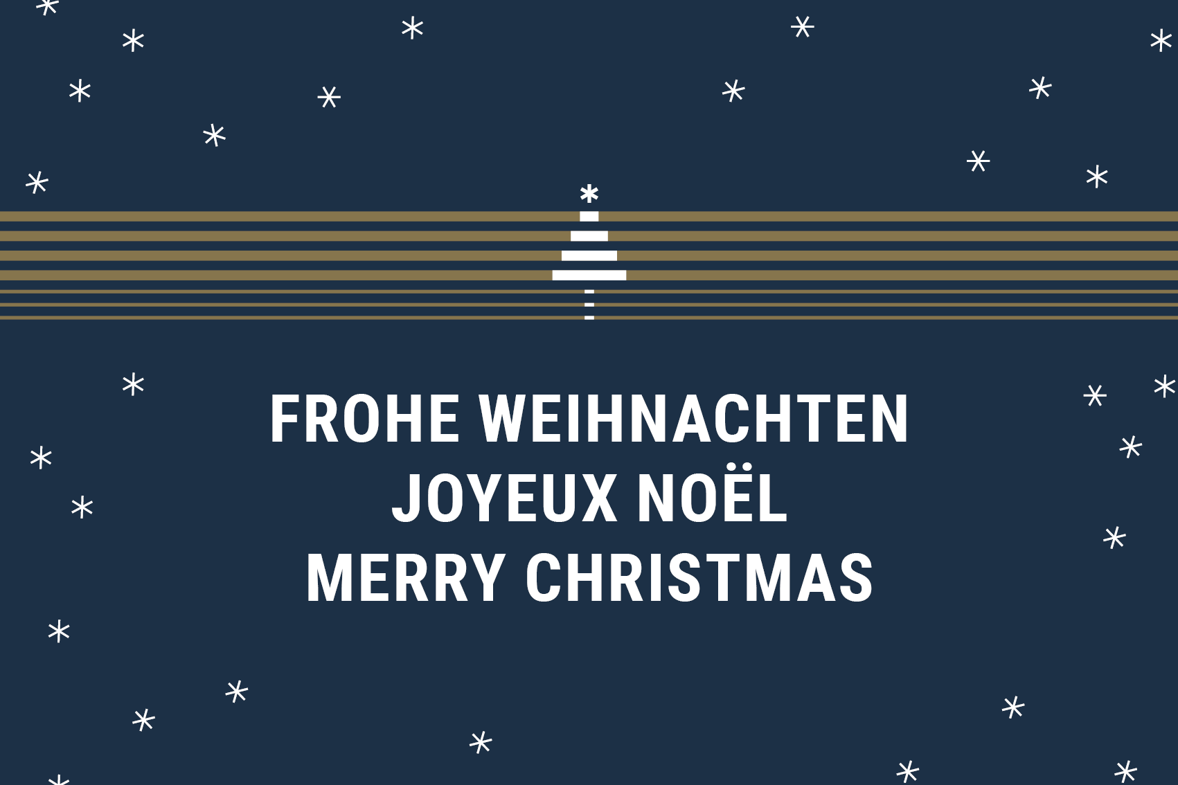 Frohe Weihnachten - Merry Christmas - Joyeux Noel