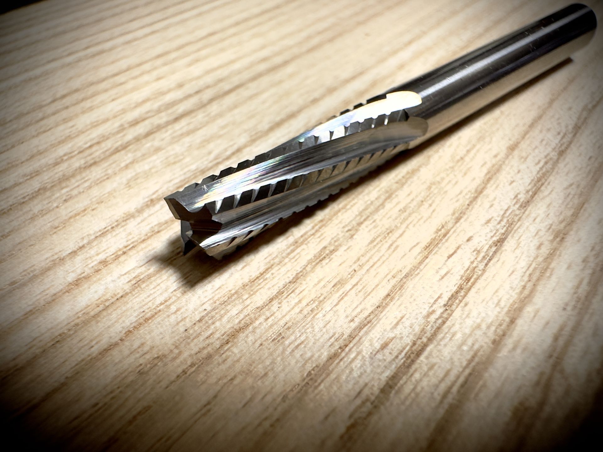 Honeycomb six-tooth milling cutter, spiral fluted HCS | M6 × 22 mm ...